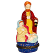 Baby Jesus Nativity Scene - Porcelain Trinket Box