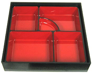 Lunch Box, Square Bento Box, 9 SQ
