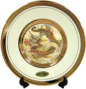 Dragon Theme, Original Style - 8 Chokin Plate