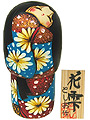 Kokeshi Doll, Snow Flakes, 5.5