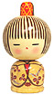 Kokeshi Doll, Little Girl, 4.25