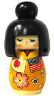Kokeshi Doll, Japanese Style of US Lady Monroe, 7