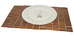 Bamboo Placemat, Stained Brown
