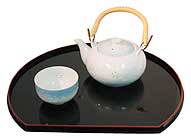14 Fan Lacquer Reversible Tray