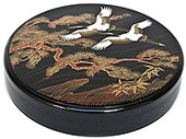 1-Tier Lacquer Tray, 11.5D - Loving Crans