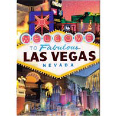 Las Vegas Landmarks Postcard, Large 5L x 7W