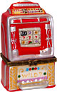 Las Vegas Souvenir Lucky Slot Machine - Porcelain Trinket Box, 3.5H