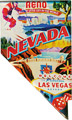 Nevada Scenes State Map - Large Acrylic Magnet