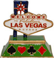 Welcome to Fabulous Las Vegas Sign - Enamel Jeweled Trinket Box