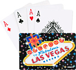 Las Vegas Playing Cards, Black Sign