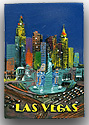 Las Vegas Night - 3D Magnet