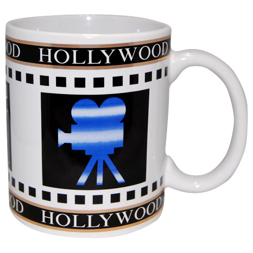 Hollywood Souvenir Movie Director's Coffee Mug, White
