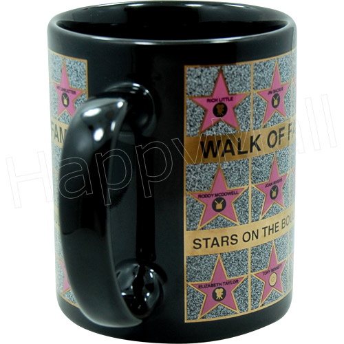 Hollywood Walk of Fame Souvenir Coffee Mug, Black, photo-1
