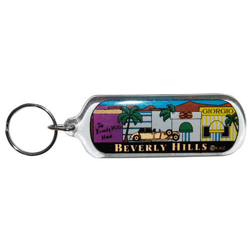 Beverly Hills Souvenir Acrylic Key Chain