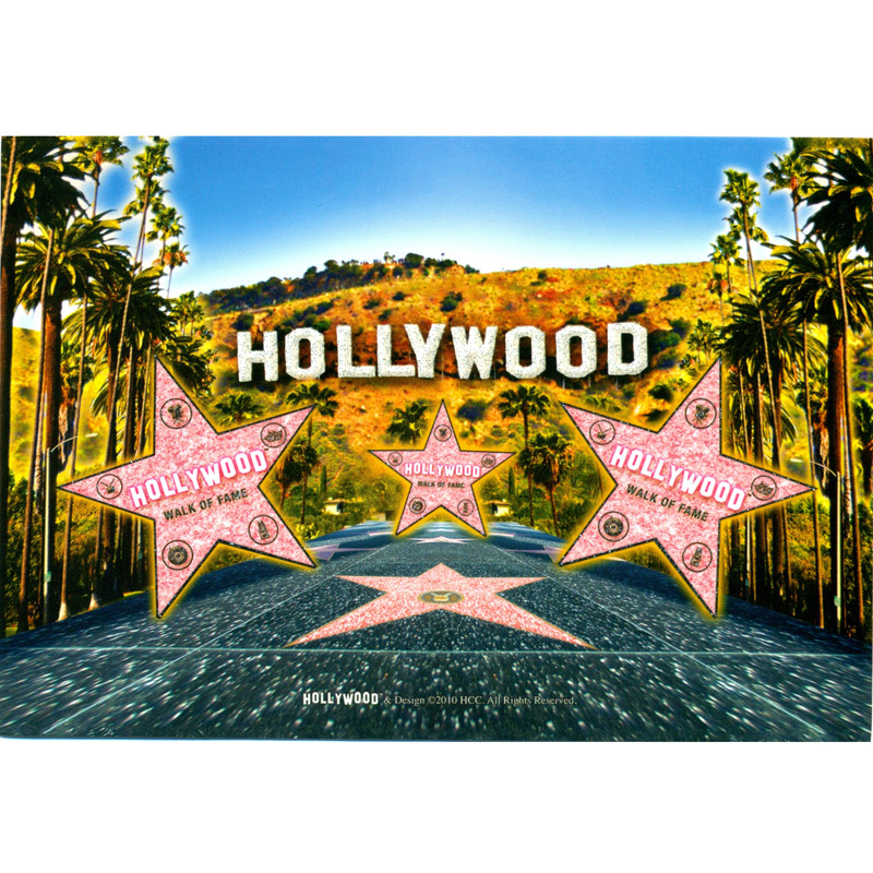Hollywood Postcard, 4L x 6W