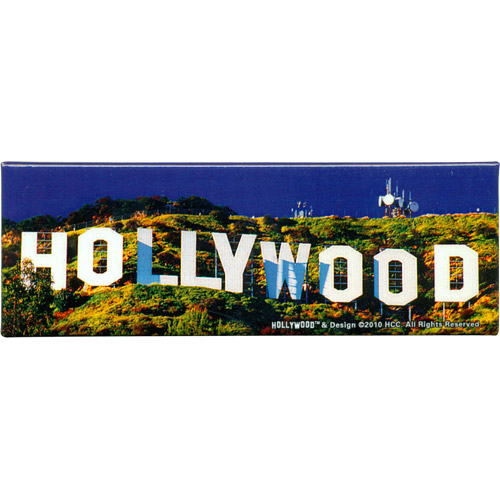 Hollywood Sign Photo Magnet - Panorama