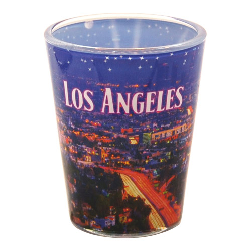 Los Angeles City Lights & Hollywood Shot Glass