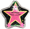 Hollywood Walk of Fame Magnet with Glitter