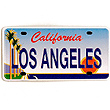 Los Angeles Magnet - LA License Plate, Metal