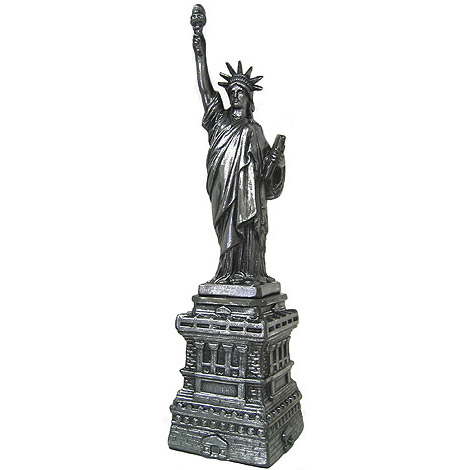 17.5H - Statue of Liberty Metal Replica in Pewter