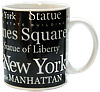 NYC Coffee Mug with B/W Letter