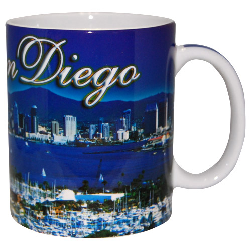 San Diego Harbor Souvenir Ceramic Mug
