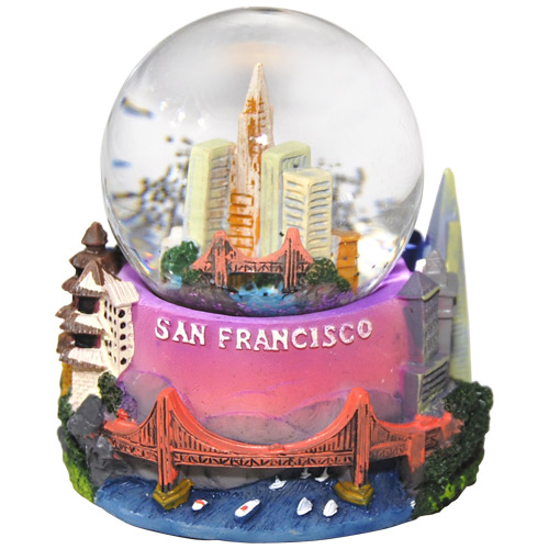 San Francisco - Mini Snow Globe, 2.75H