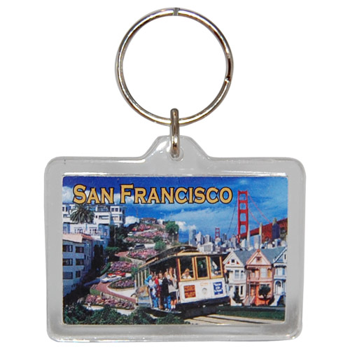 San Francisco Keychain, Photo Collage