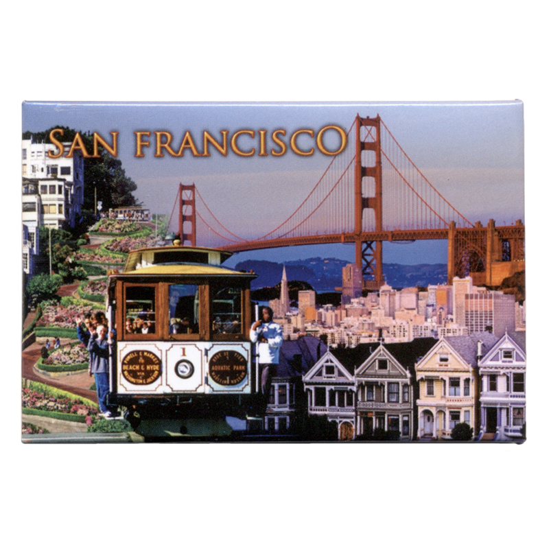 San Francisco Photo Magnets, Collage Art