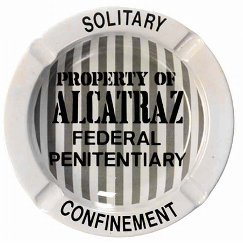 Alcatraz Island Themed Tin Ashtray