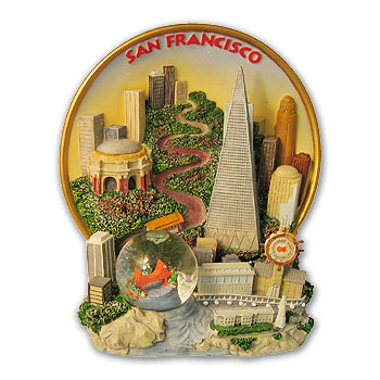 San Francisco Souvenir Plate