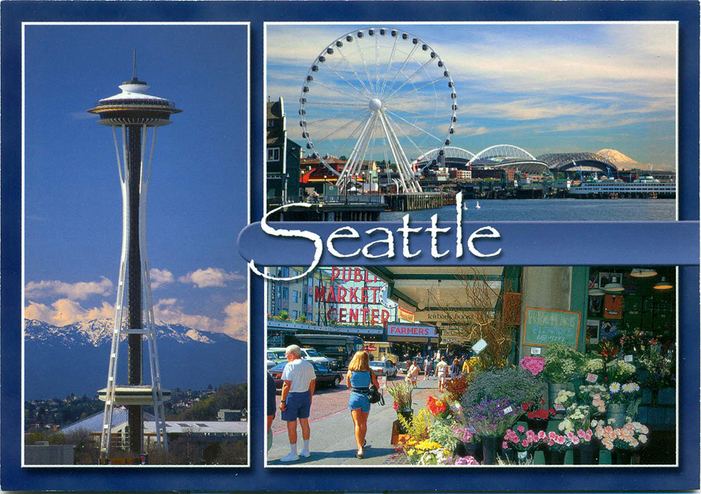 Seattle Scenic Postcard