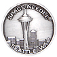 1.25 - Seattle Space Needle Pewter Magnet
