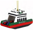 Seattle Ornament, Ferryboat with Cars