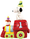 Snoopy Birthday Train No. 1 Figurine, 3.75H