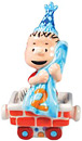 Linus Birthday Train No.2 - Peanuts Character Figurine, 3.75H