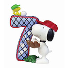 Snoopy Birthday Figurine, No. 7, 3-1/4H