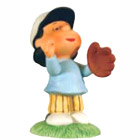 Lucy The Outfielder - Peanuts Character Figurine, 3.5H