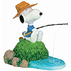 Snoopy Figurine - Go Fish!, 3-1/4H