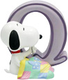 Snoopy Figurine - Letter Q