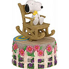 Snoopy on Rocking Chair Figurine - Animated