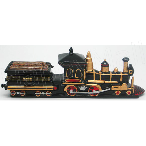 Old-Time American Train for Wood Logs Trinket Box, photo-1