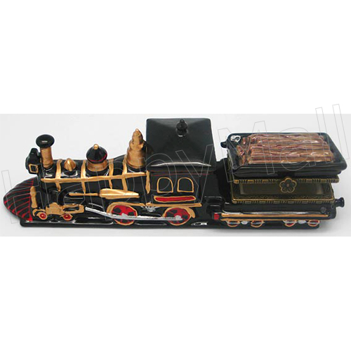 Old-Time American Train for Wood Logs Trinket Box, photo-4
