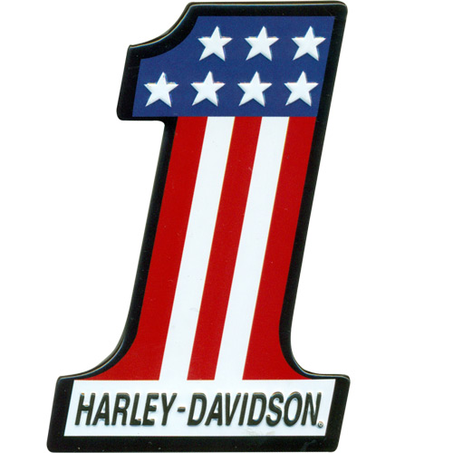 Harley-Davidson Number One Tin Magnet