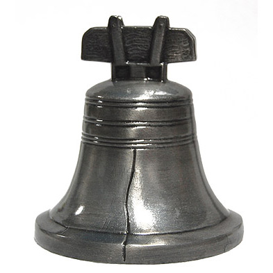 Liberty Bell Coin Bank, Pewter - 4H