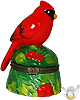 Cardinal Bird- Trinket Box