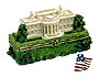White House Miniature Replica - Hinged Box
