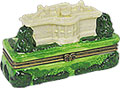 White House Miniature Replica - Procelain Hinged Box