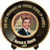 Barack H. Obama Presidential Souvenir - 6 Black Chokin Plate