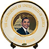 Barack H. Obama Presidential Souvenir - 6 Ivory Chokin Plate